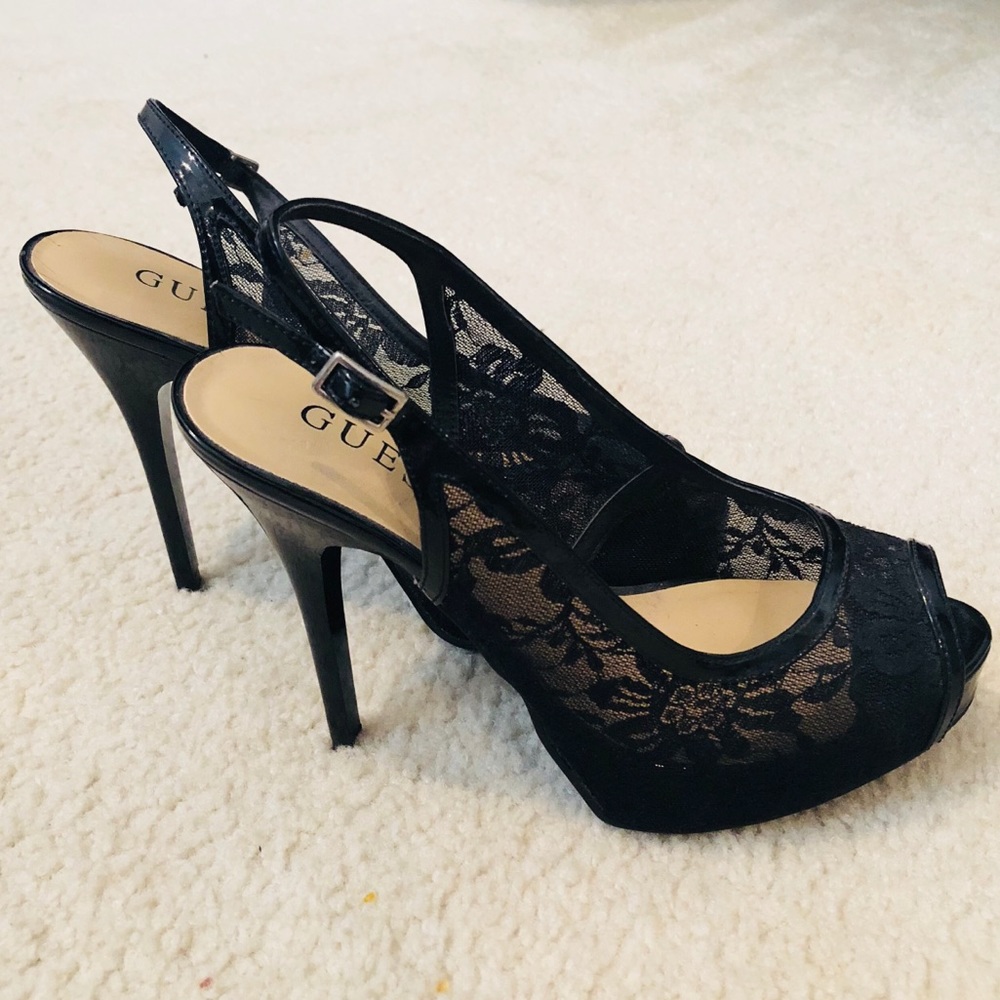 Black Guess heels